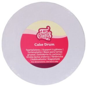 FunCakes Cake Drum Rond Ø40 cm - Wit