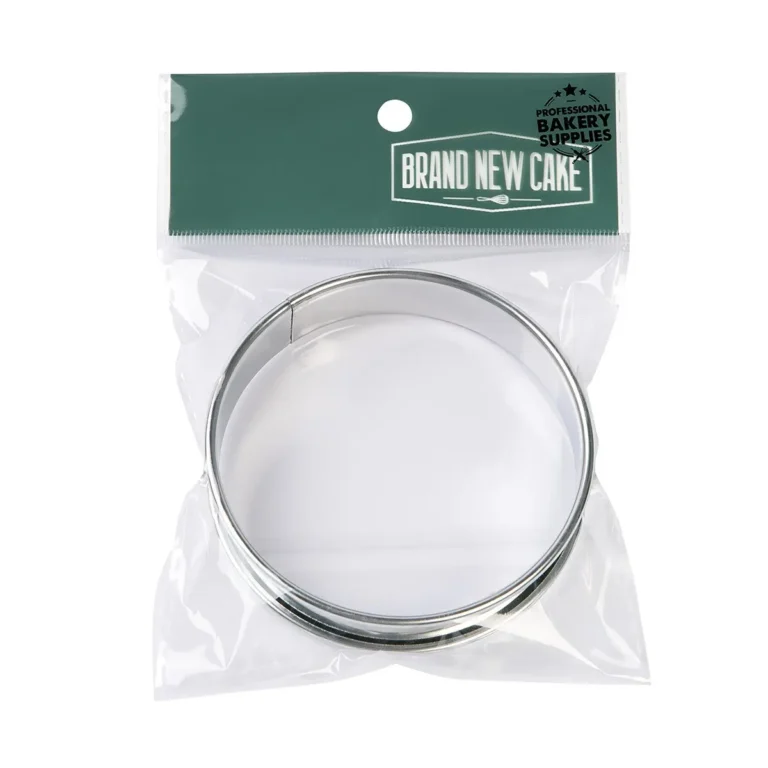 Taartring RVS Ø8x2cm