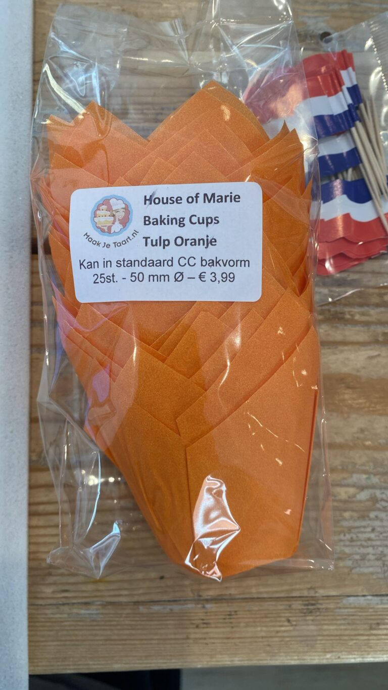 Muffin cups tulpmodel Oranje