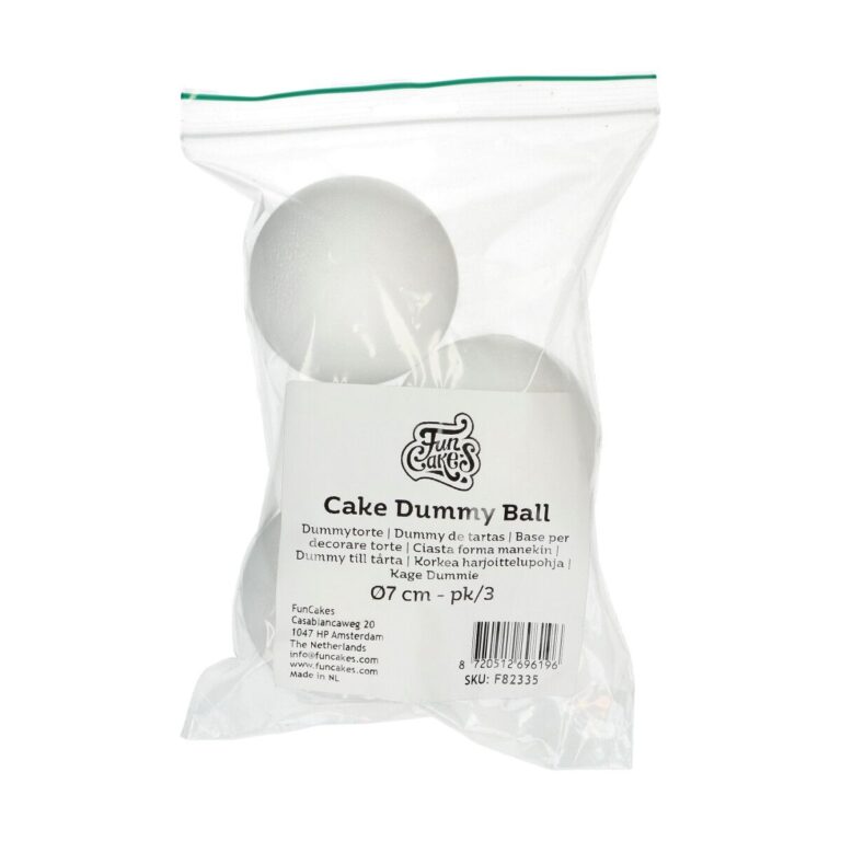 FunCakes Sphere Cake Dummy Ø7cm pk/3