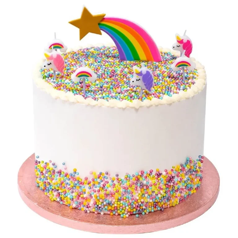 Culpitt Taartkaarsjes Unicorn 6st.
