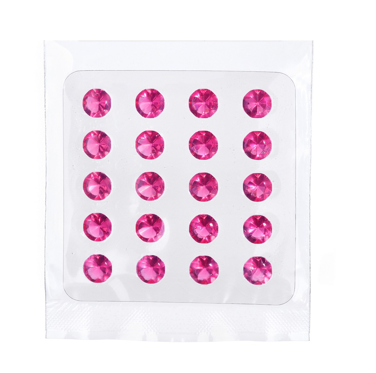 Eetbare Jelly Diamanten Roze 20st
